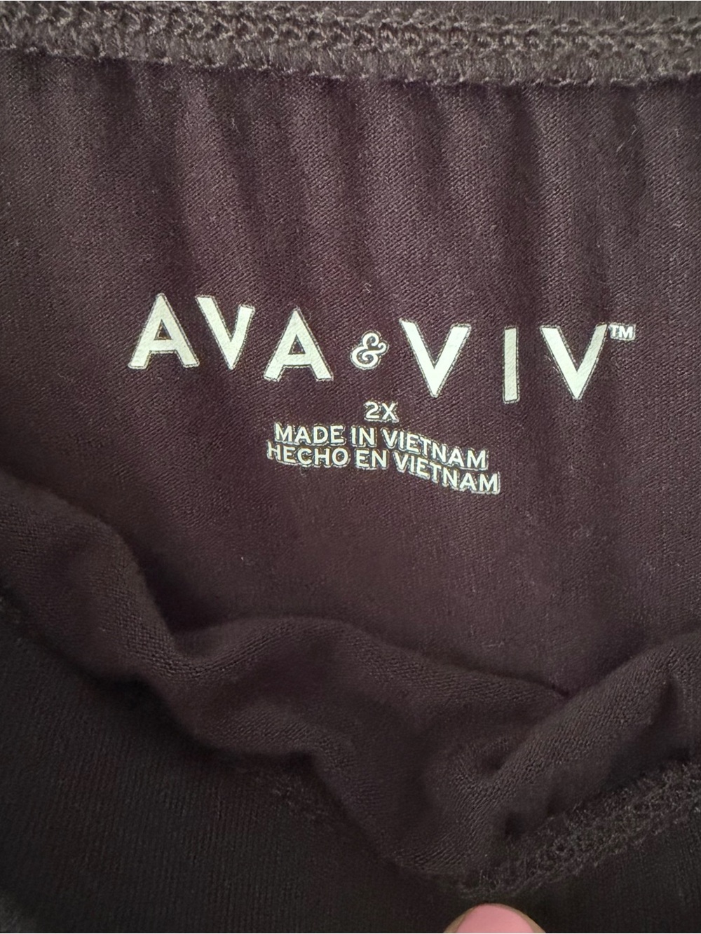 Ava & Viv Faux Wrap Tie Skirt - Picture 5 of 7